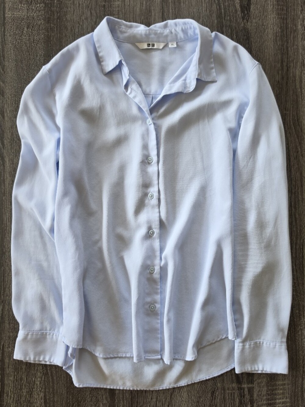 Uniqlo Light Blue Button-Down Shirt